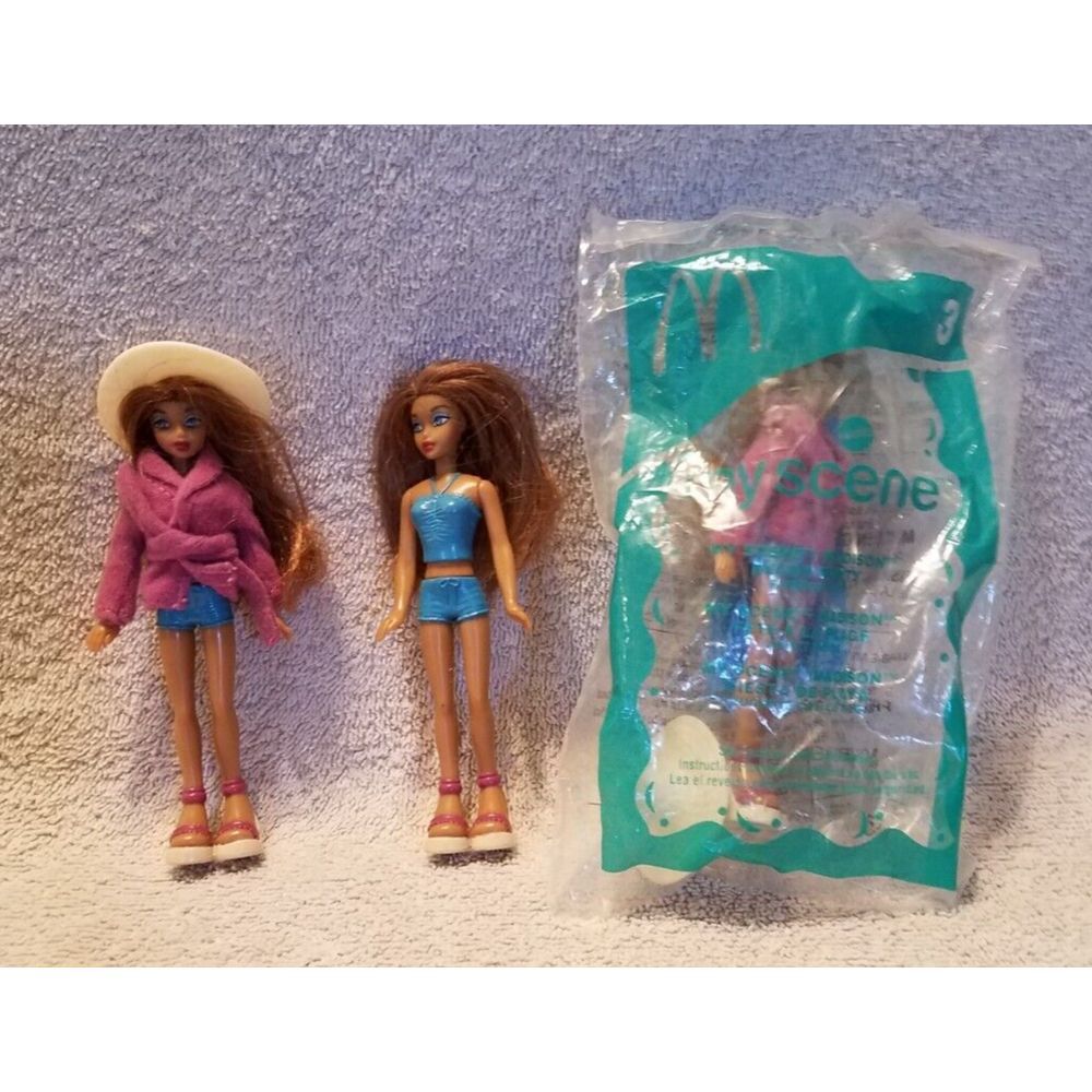 Lot‎ 3 Rare Vintage2004 My Scene Barbie McDonalds Beach Party Madison #3